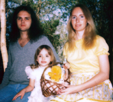 Jimmy Hotz, Nancy hotz and their daughter Rain